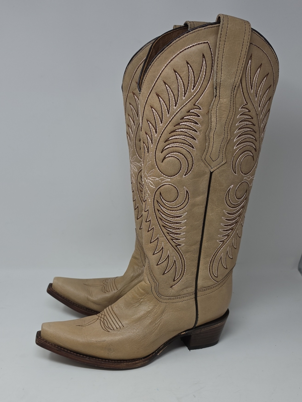 Circle G Women's Tall Western Boots - Snip Toe Size 9.5